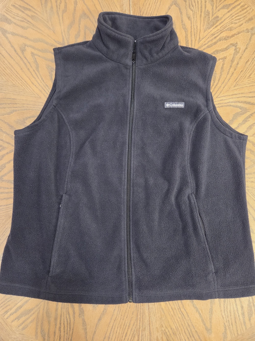 Columbia Benton Springs Vest Women Size 2X Black Gorpcore Outdoor Layer Fleece